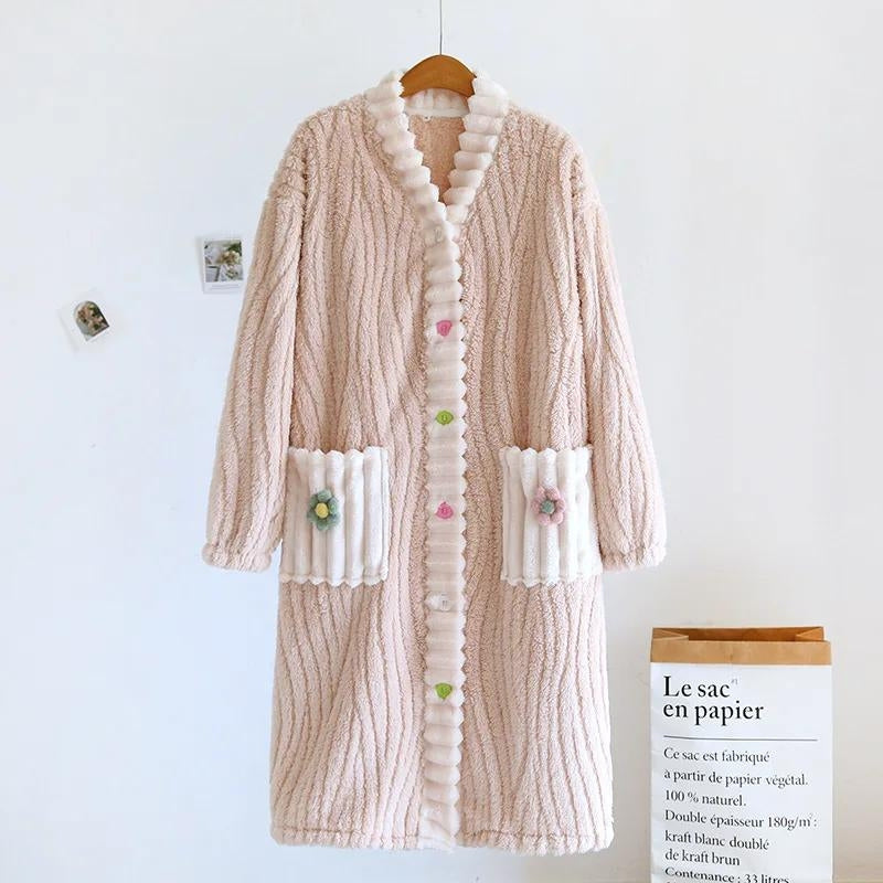 Robe de chambre douillette femme